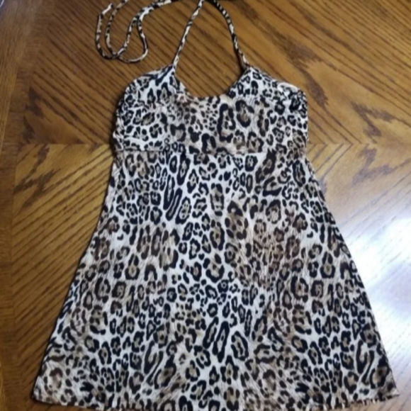 FOREVER 21 Leopard Ptint Halter Top - Picture 5 of 6